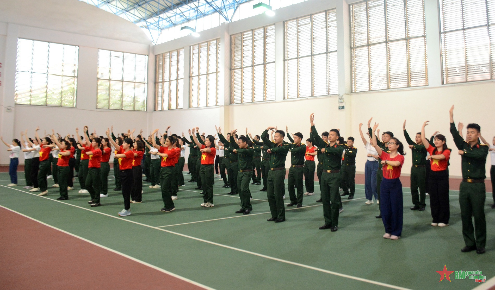 Bộ Tổng Tham mưu Quân đội nhân dân Việt Nam bế mạc tập huấn các vũ điệu trong sinh hoạt tập thể cho bộ đội